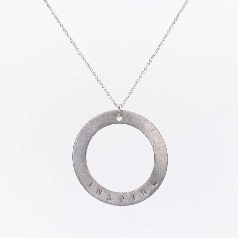 Necklaces and pendants with sun and moon motifs for a celestial-inspired design-Large Slim Halo Necklace