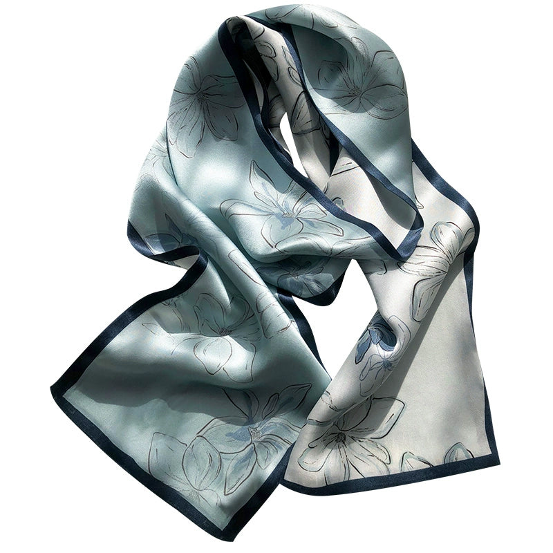 Best necklaces and pendants with sterling silver for an affordable yet stylish choice-Mulberry silk scarf Double-sided silk scarf scarf streamer 636298573477