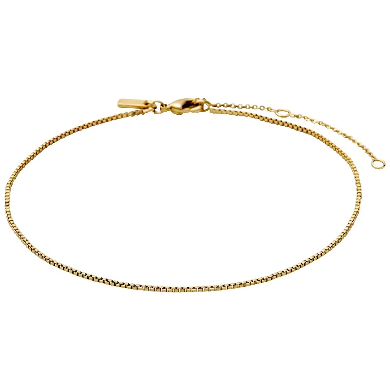 Best necklaces and pendants with adjustable chains for a customizable fit-Pallas Gold Plated Ankle Chain