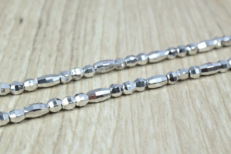 Stunning necklaces and pendants with aquamarine stones for a serene effect-Rhodium Filled White Gold Filled Chain 20" Inch CS4 Item#080404802875