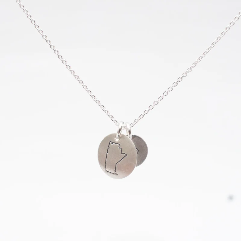 Necklaces and pendants with zodiac constellation designs for an astrological touch-Silver Manitoba Necklace