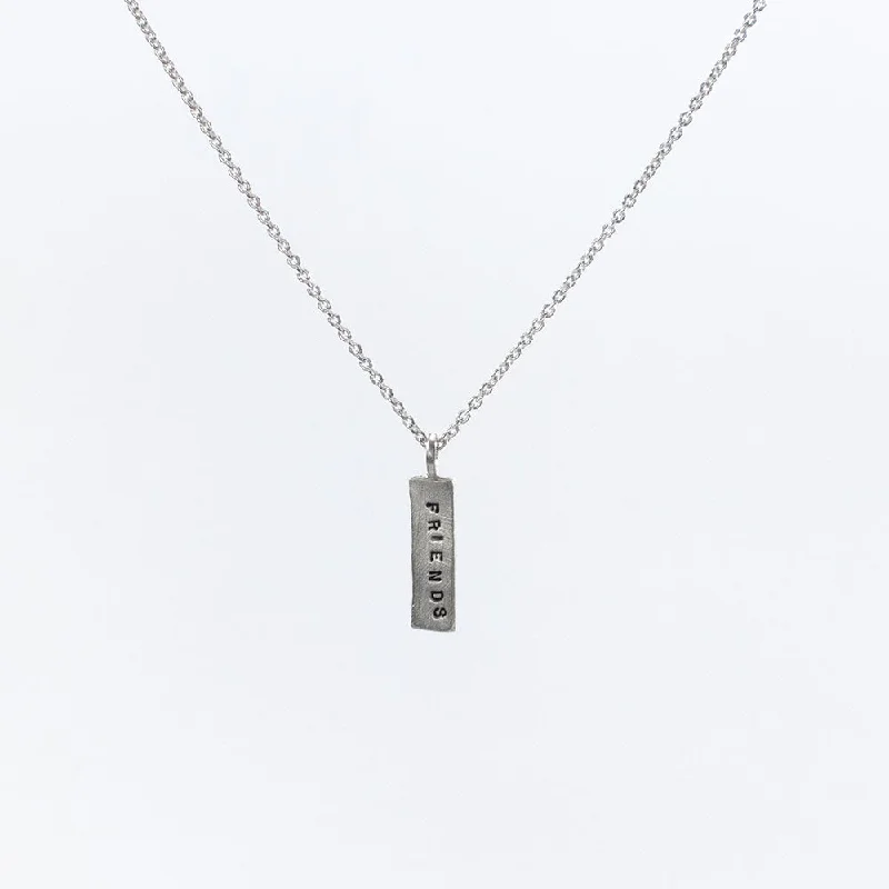 Stunning necklaces and pendants with ruby and diamond combinations for a luxurious effect-Single Word Necklace