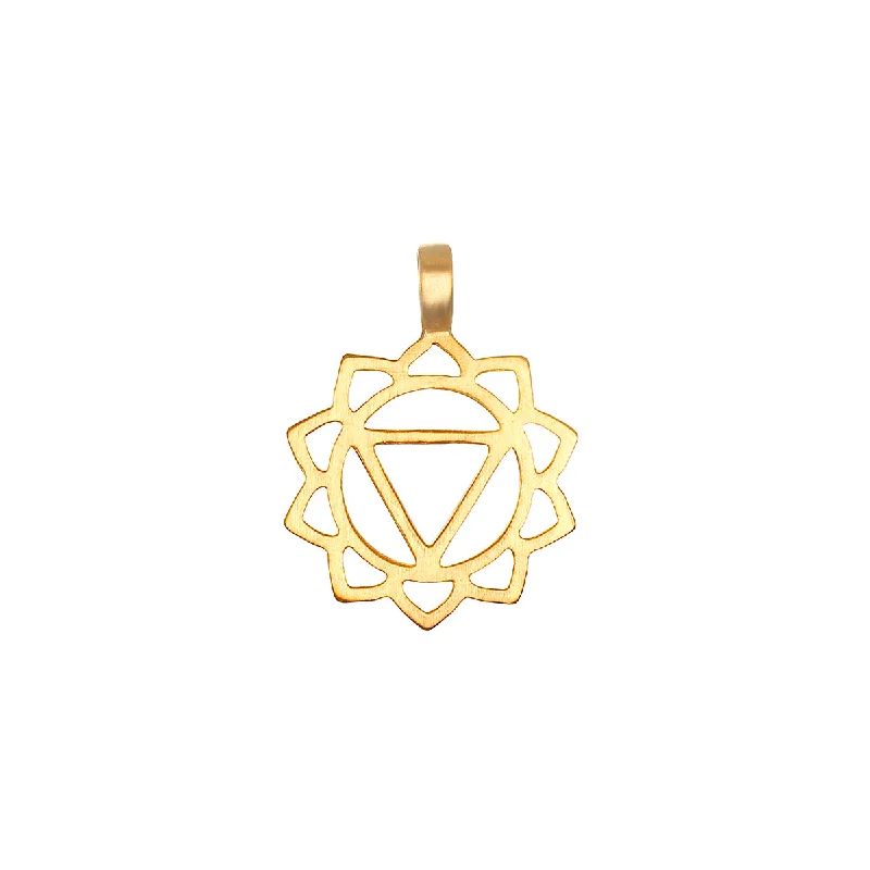 Best necklaces and pendants with layered designs for a chic, stacked look-Solar Plexus Chakra Charm