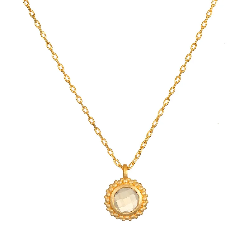 Best necklaces and pendants with matching earrings for a coordinated, elegant look-Vital Essence Citrine Necklace