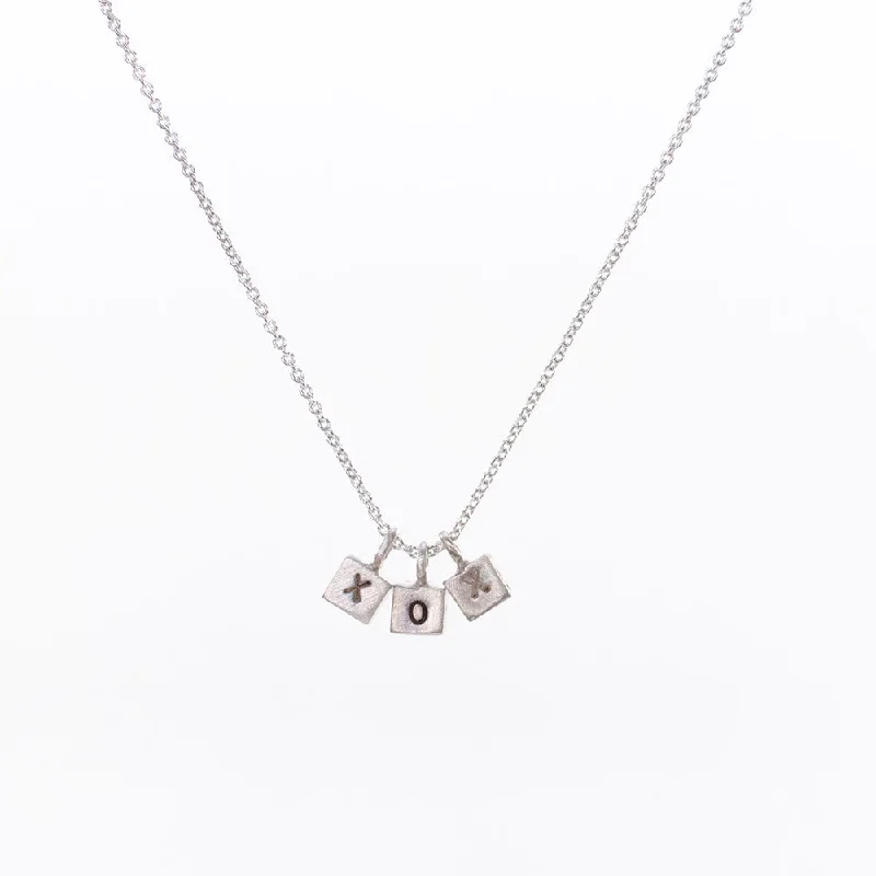 Best necklaces and pendants with adjustable chains for a customizable fit-XOX Trio Cube Necklace